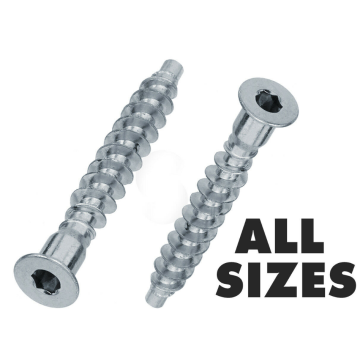 Galvanized carbon steel confirmat wood screw for furniture